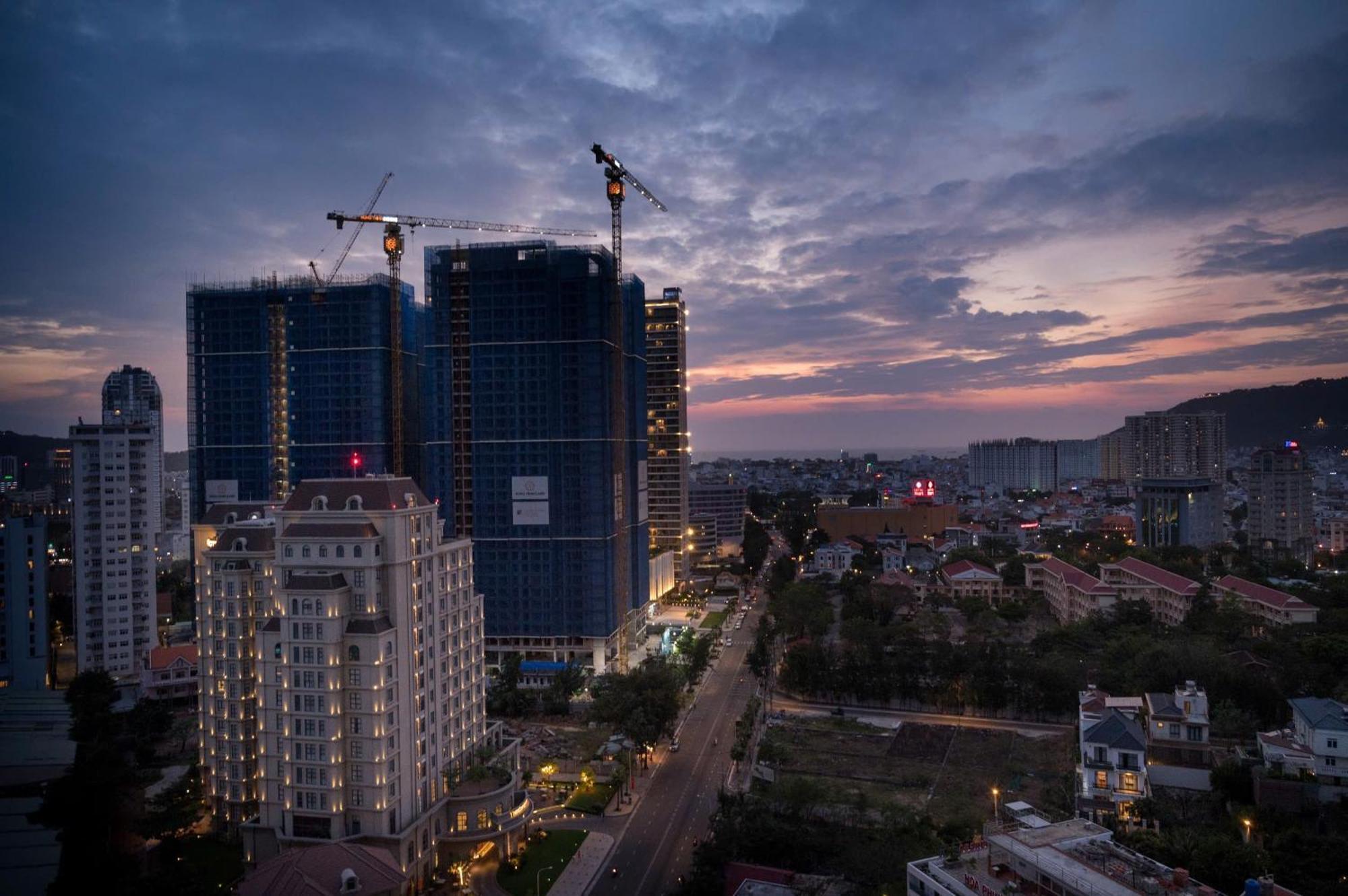 Bearbrick Homestay Near Beach, Csj Tower Apartment Vũng Tàu Exteriér fotografie